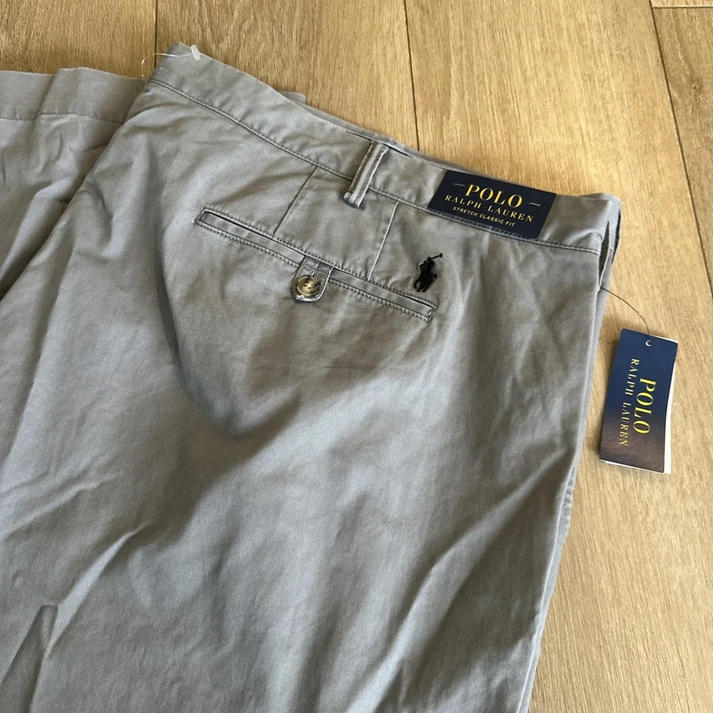 NEW Polo Ralph Lauren Mens 50B X 30 Stretch Cotton Twill Classic Fit Chino Pants